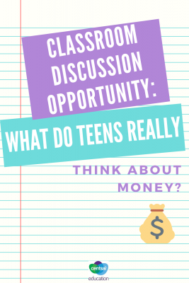 Classroom Discussion Opportunity: What Do Teens Really Think About Money? We asked four teens and tweens what they think about #money and a few basic #personalfinance questions for beginners. Here is how they did! #waystomakemoney #moneytip #CentsaiEducation #managingmoney