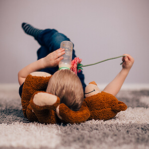As a small child