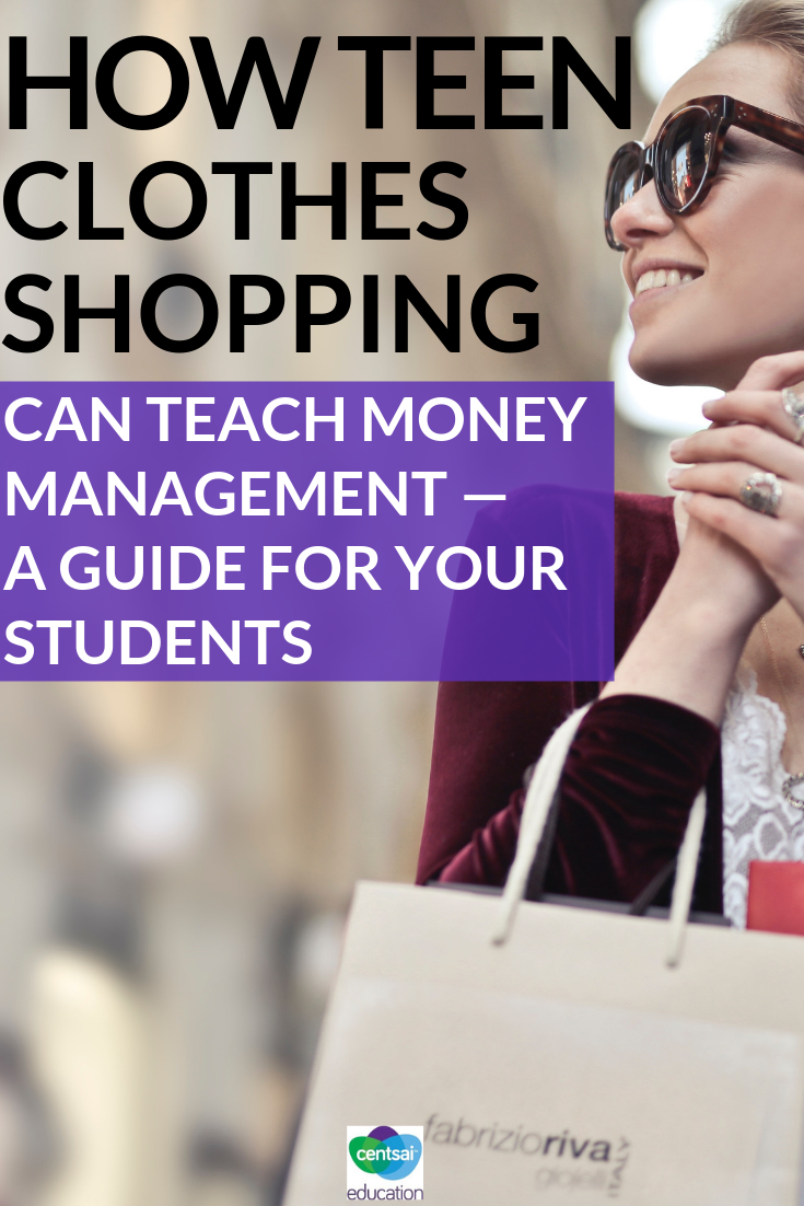 Shopping with parents can be embarassing as a teen. But there's ways to give kids freedom, while teaching financial literacy at the same time.