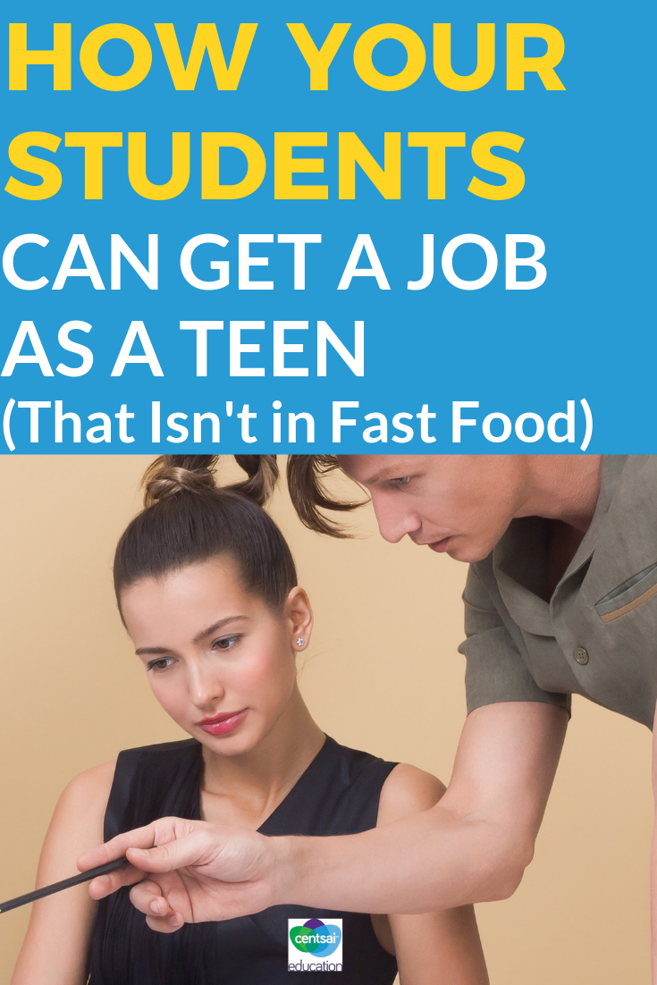 There's no shortage of jobs available to teenagers, but they don't have to sling burgers and fries to make a quick buck.
