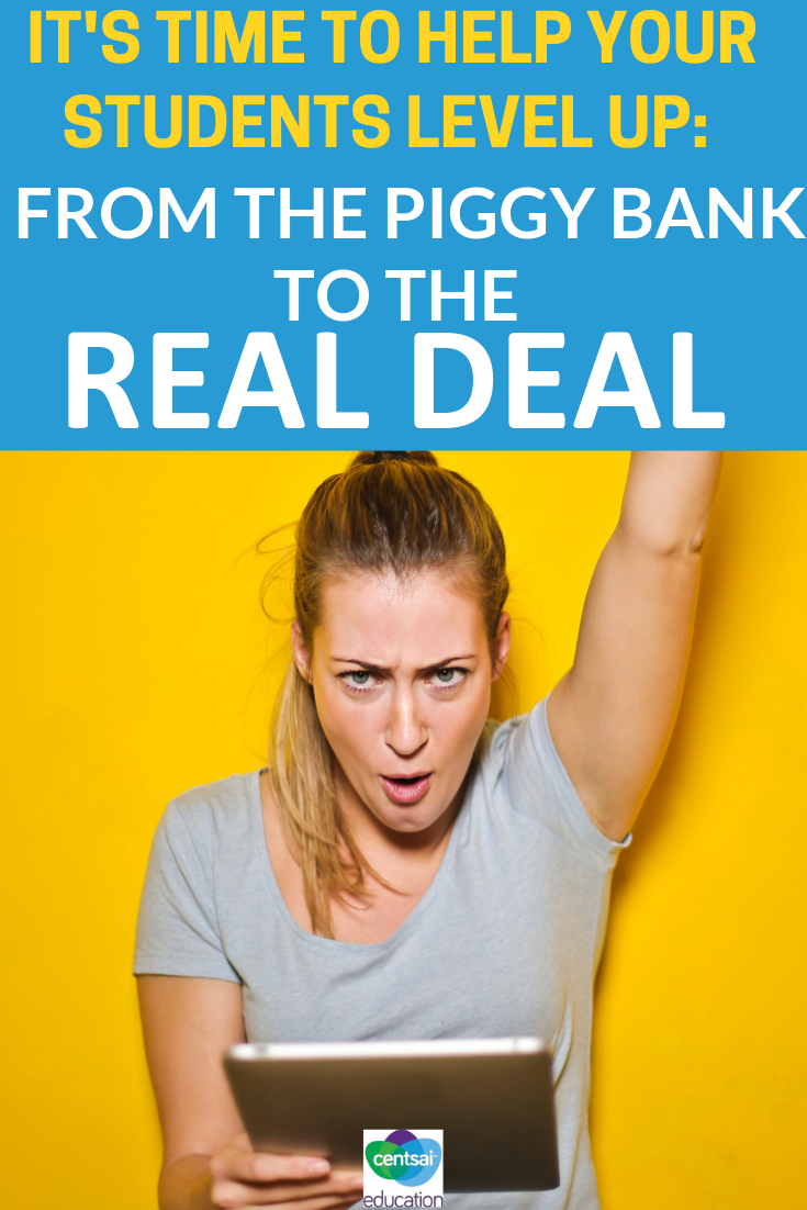 This article will take the ambiguity out of personal finance and banking and help your students understand the basics of how to step into the 'real deal'.
