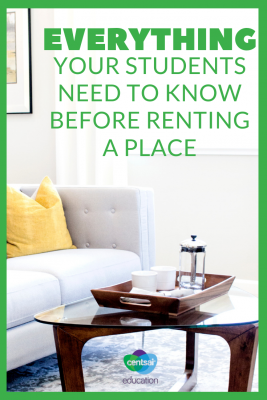 Moving out is challenging for everyone. Prepare your students with these hacks for first-time renters.
