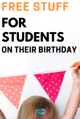 Who doesn't love free stuff? Your high school students will be thrilled with these birthday freebies at their favorite restaurants!