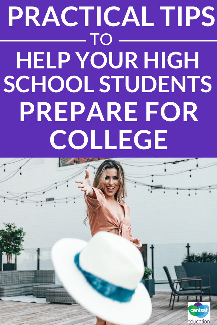 From getting a part time job to attending college readiness seminars, point your high school students in the right direction today.