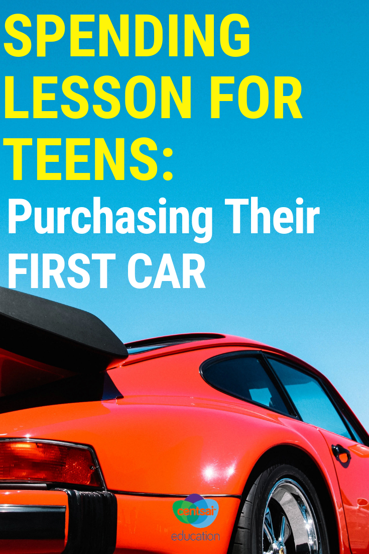 Getting a first car is so exciting! Your students will totally get money lesson on how to buy their first car.