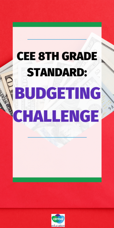 Test your students' knowledge of budgeting and needs vs. wants with this downloadable and printable worksheet, following the CEE standard. #CentSaiEducation #budgeting #budgetingchallenge #budgetingfinances #budgetingforbeginners